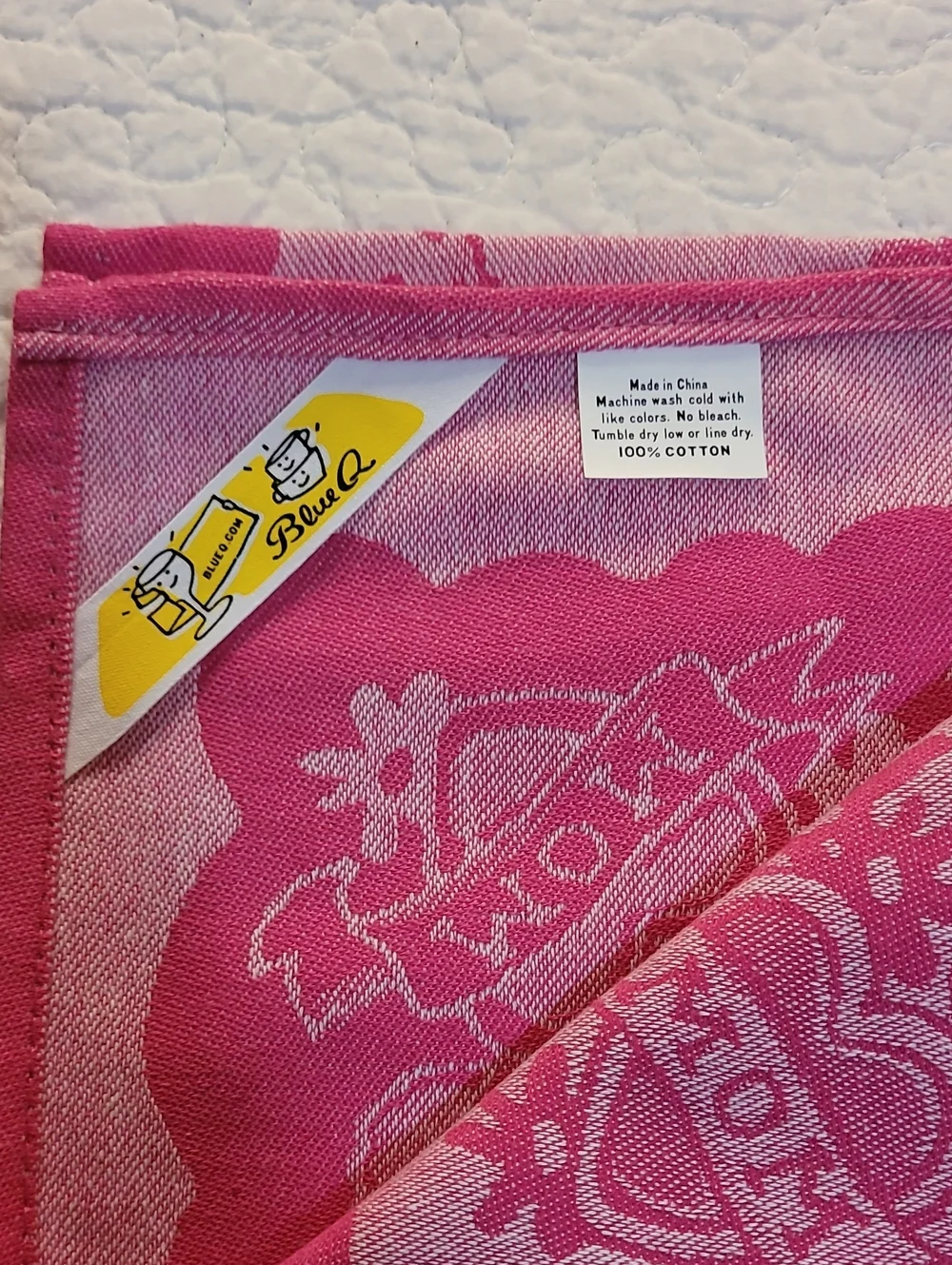 BLUE Q Dishtowel Mom Too Tattoo NWT Cotton